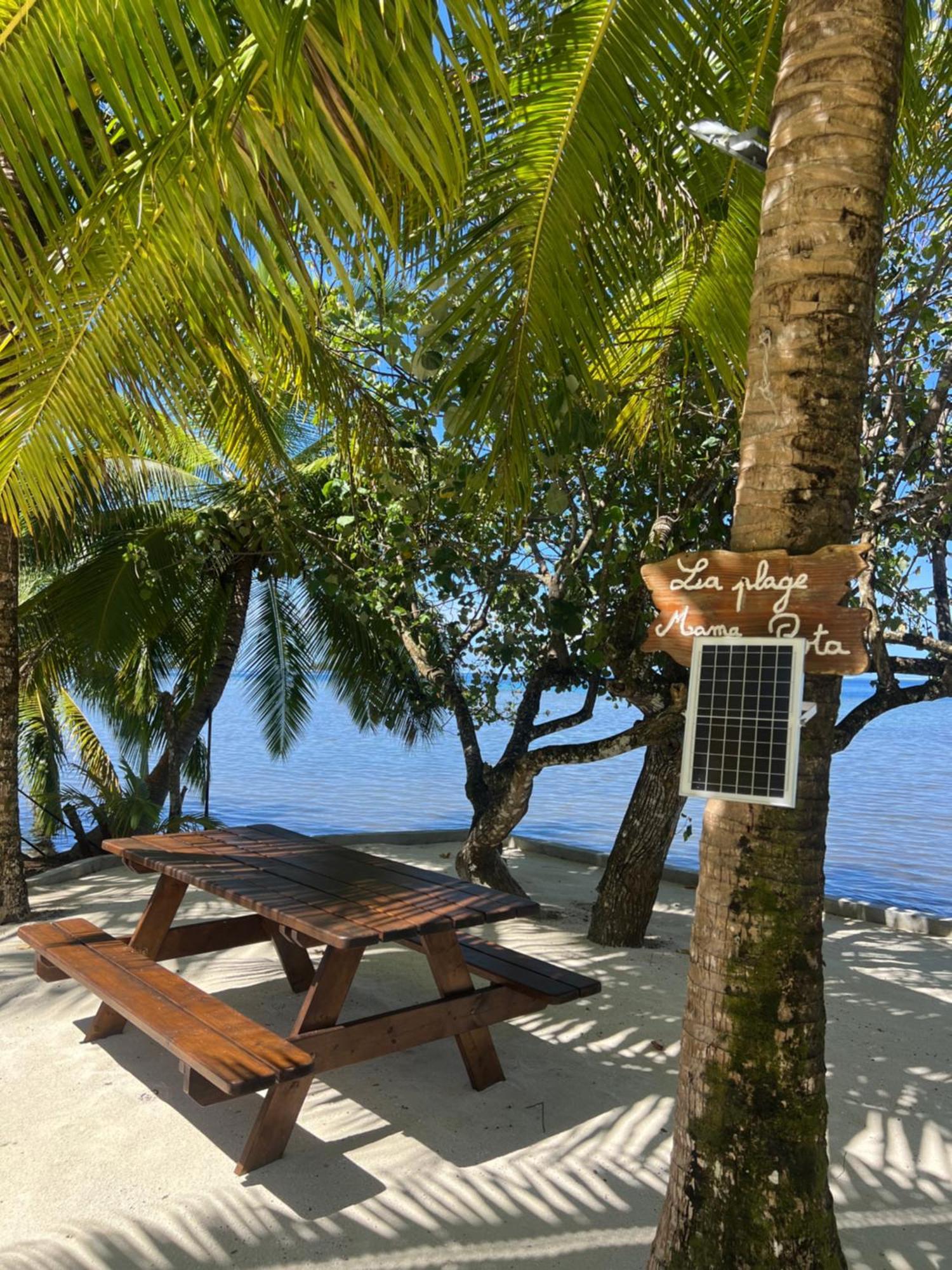 Fare Mama Rota - Au Bord De L'Ocean Vila Taputapuapea Exterior foto